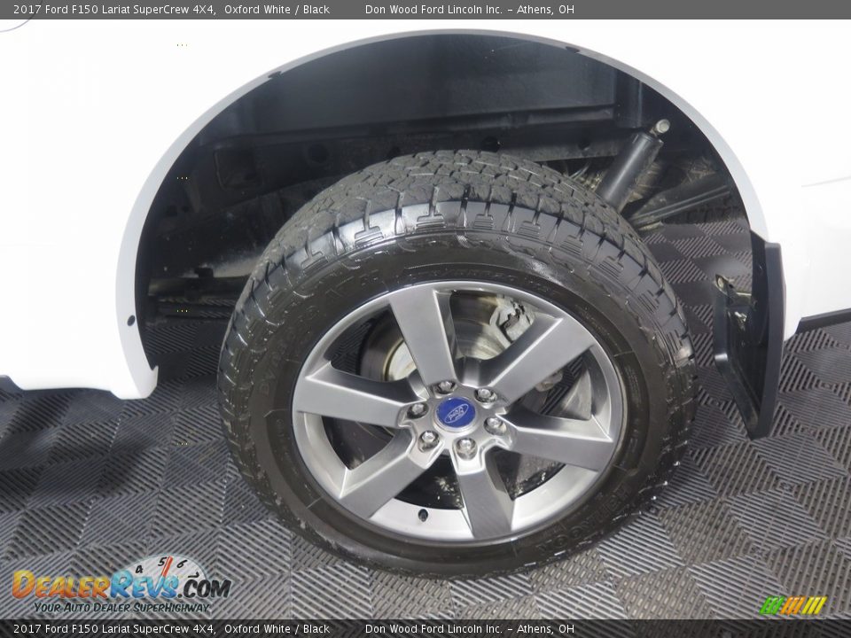 2017 Ford F150 Lariat SuperCrew 4X4 Oxford White / Black Photo #24