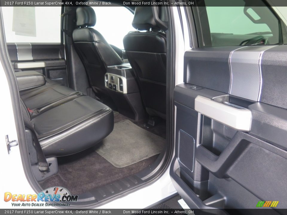 2017 Ford F150 Lariat SuperCrew 4X4 Oxford White / Black Photo #28