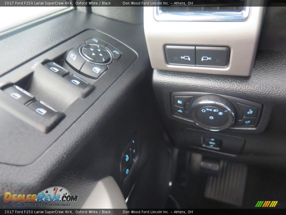 2017 Ford F150 Lariat SuperCrew 4X4 Oxford White / Black Photo #33