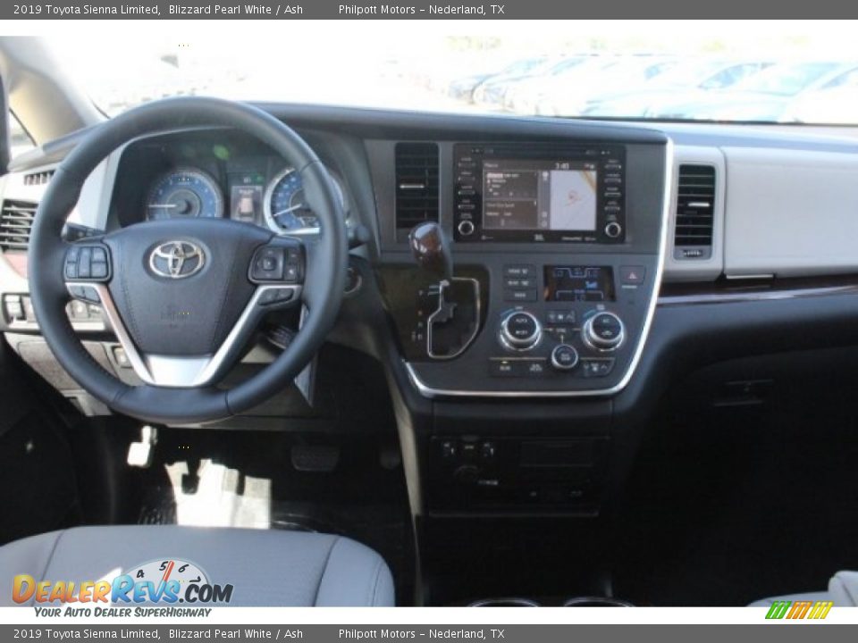 2019 Toyota Sienna Limited Blizzard Pearl White / Ash Photo #26