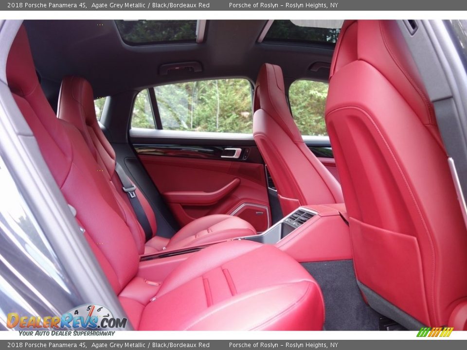 2018 Porsche Panamera 4S Agate Grey Metallic / Black/Bordeaux Red Photo #19