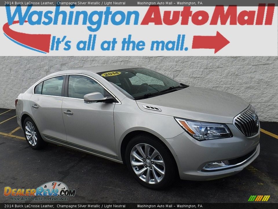 2014 Buick LaCrosse Leather Champagne Silver Metallic / Light Neutral Photo #1