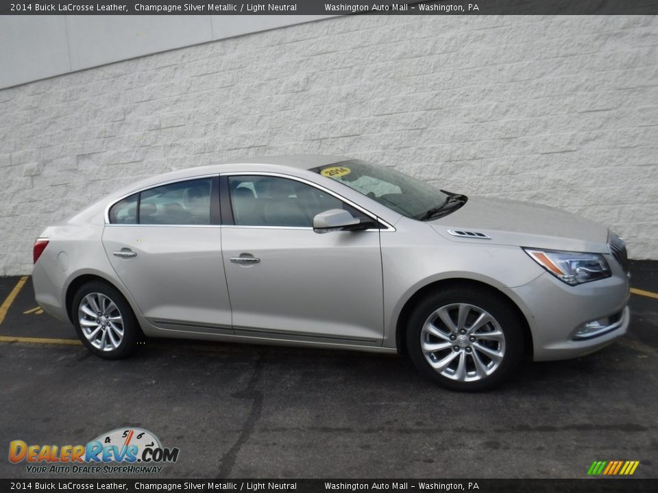 2014 Buick LaCrosse Leather Champagne Silver Metallic / Light Neutral Photo #2