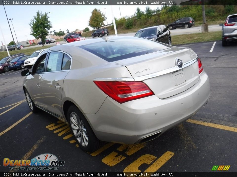 2014 Buick LaCrosse Leather Champagne Silver Metallic / Light Neutral Photo #6
