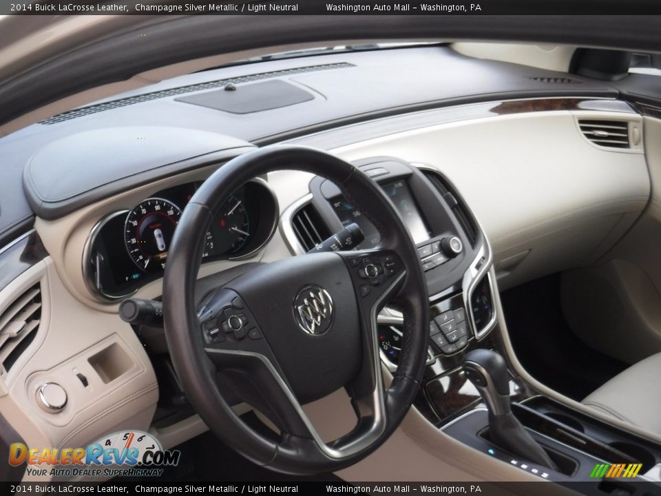 2014 Buick LaCrosse Leather Champagne Silver Metallic / Light Neutral Photo #9