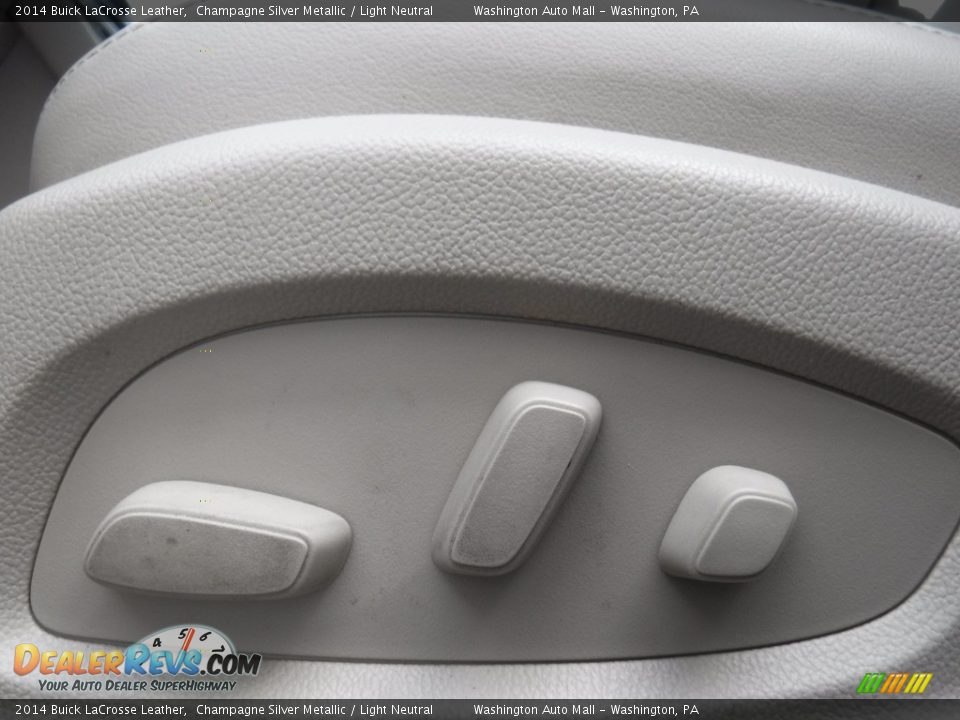 2014 Buick LaCrosse Leather Champagne Silver Metallic / Light Neutral Photo #11