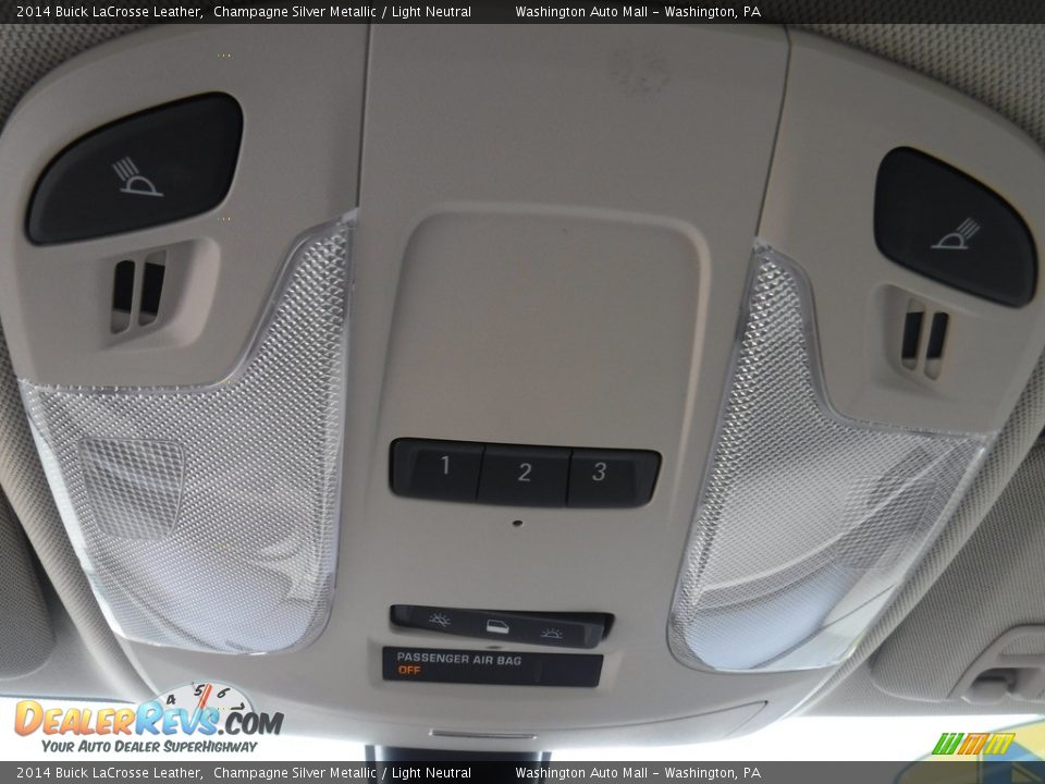 2014 Buick LaCrosse Leather Champagne Silver Metallic / Light Neutral Photo #18
