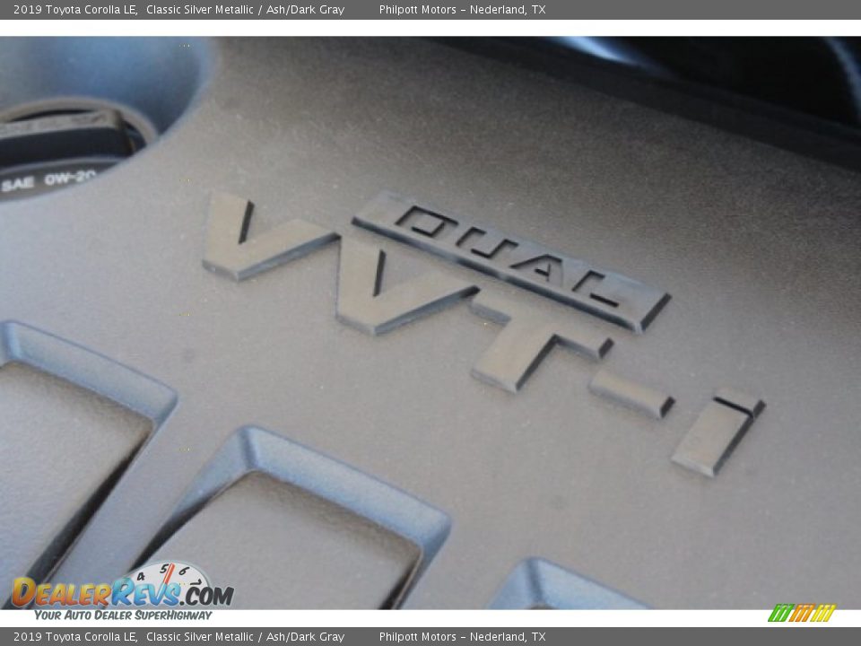 2019 Toyota Corolla LE Classic Silver Metallic / Ash/Dark Gray Photo #32