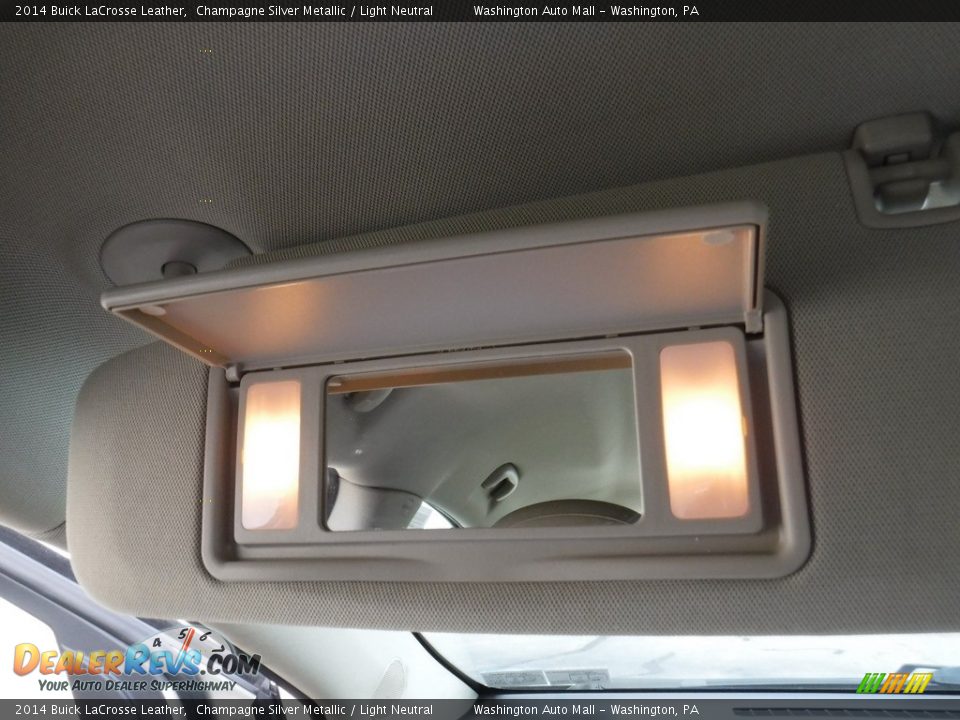 2014 Buick LaCrosse Leather Champagne Silver Metallic / Light Neutral Photo #20