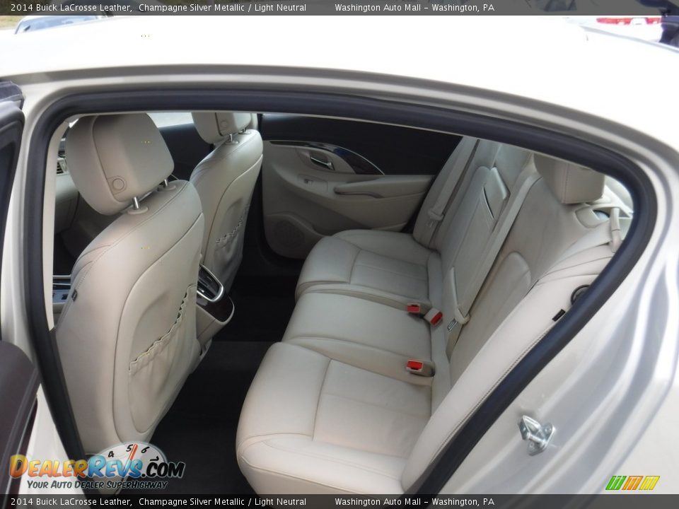 2014 Buick LaCrosse Leather Champagne Silver Metallic / Light Neutral Photo #21