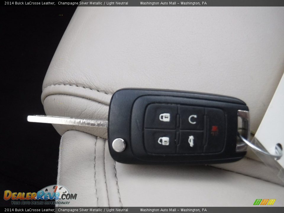 2014 Buick LaCrosse Leather Champagne Silver Metallic / Light Neutral Photo #23