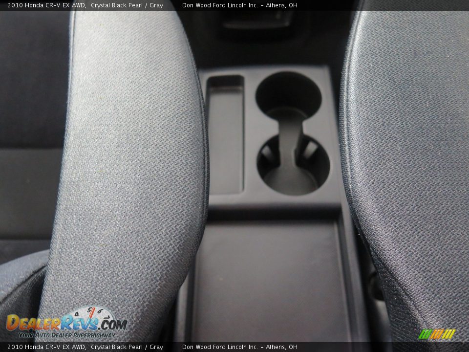 2010 Honda CR-V EX AWD Crystal Black Pearl / Gray Photo #17