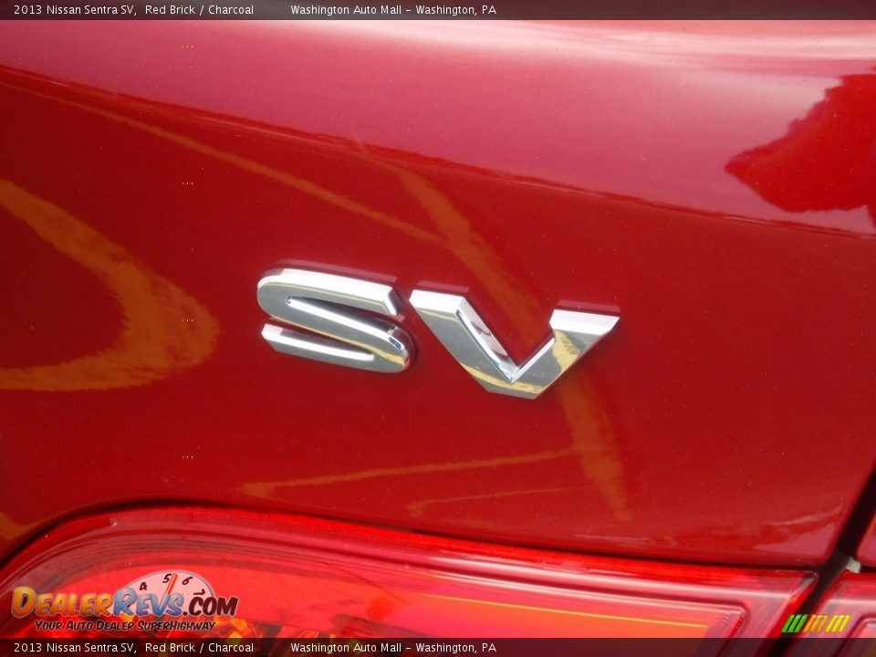 2013 Nissan Sentra SV Red Brick / Charcoal Photo #9
