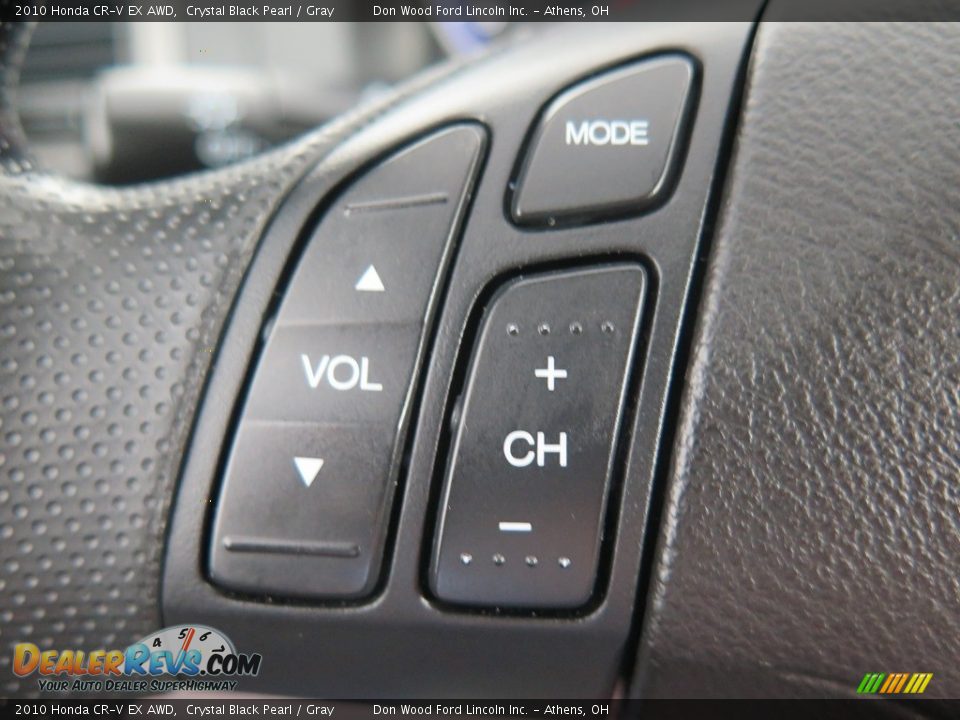 2010 Honda CR-V EX AWD Crystal Black Pearl / Gray Photo #32