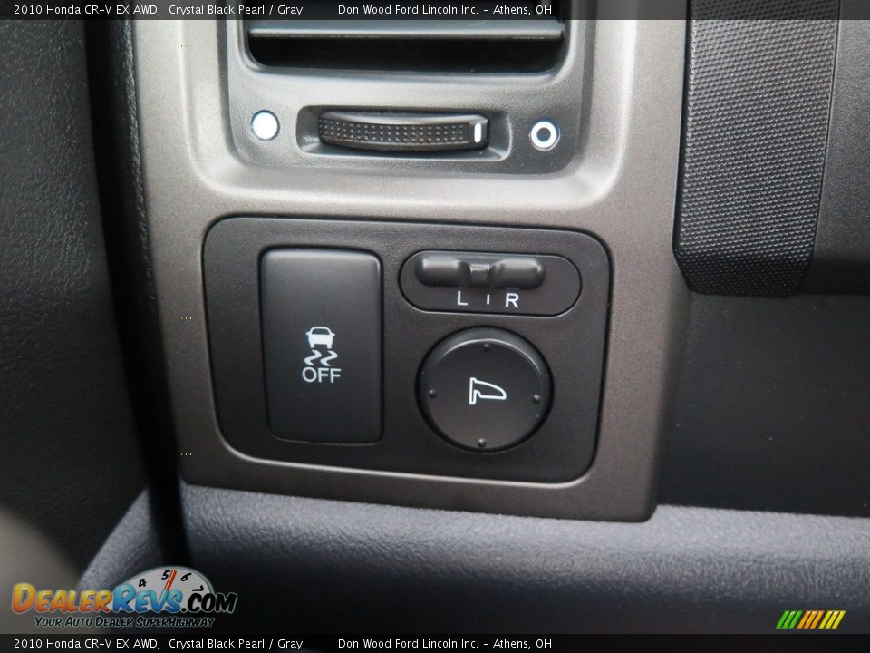 2010 Honda CR-V EX AWD Crystal Black Pearl / Gray Photo #35