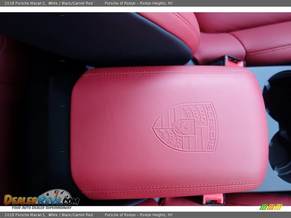 2018 Porsche Macan S White / Black/Garnet Red Photo #21