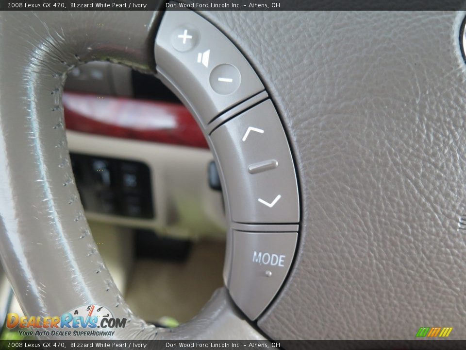 2008 Lexus GX 470 Blizzard White Pearl / Ivory Photo #33
