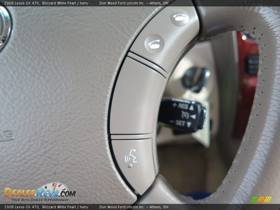 2008 Lexus GX 470 Blizzard White Pearl / Ivory Photo #34