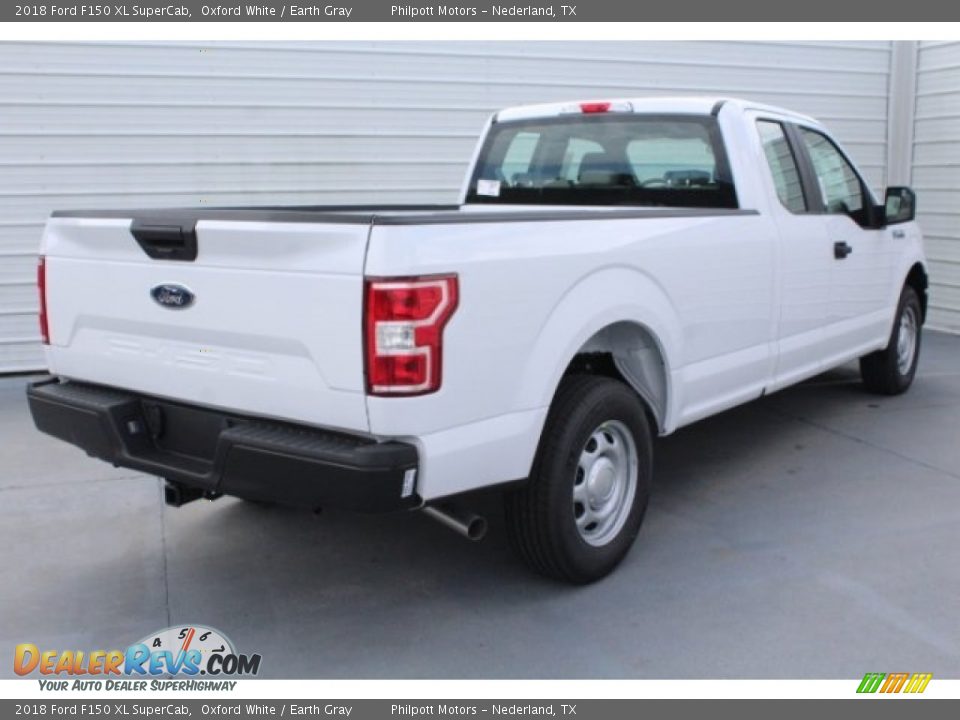 2018 Ford F150 XL SuperCab Oxford White / Earth Gray Photo #10
