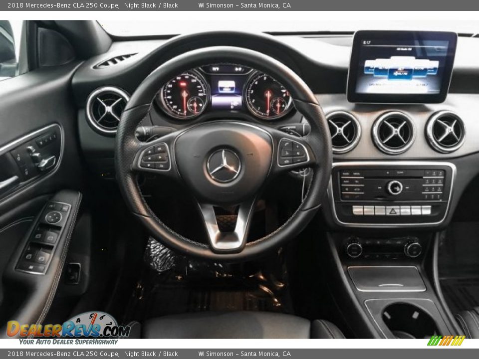 2018 Mercedes-Benz CLA 250 Coupe Night Black / Black Photo #4