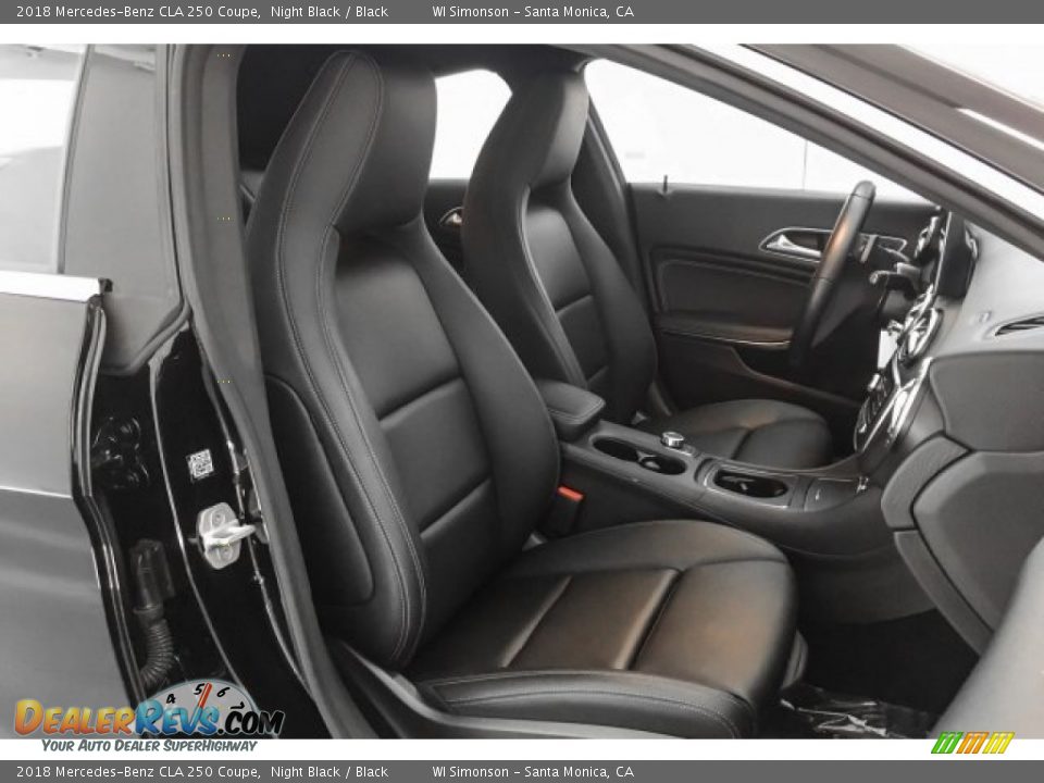 2018 Mercedes-Benz CLA 250 Coupe Night Black / Black Photo #6