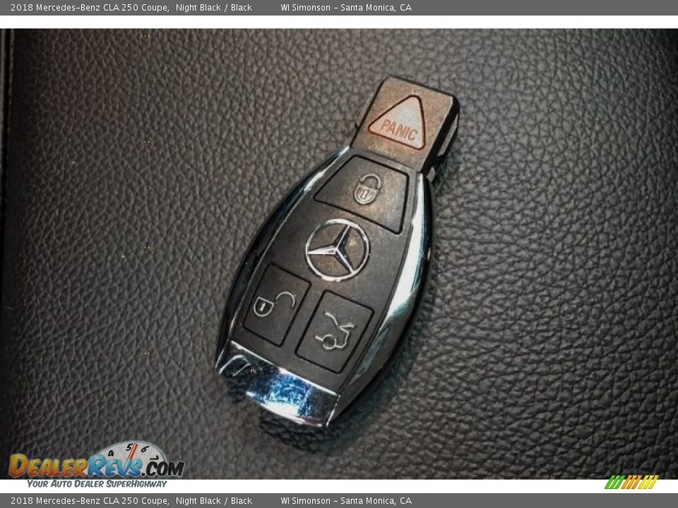 2018 Mercedes-Benz CLA 250 Coupe Night Black / Black Photo #11