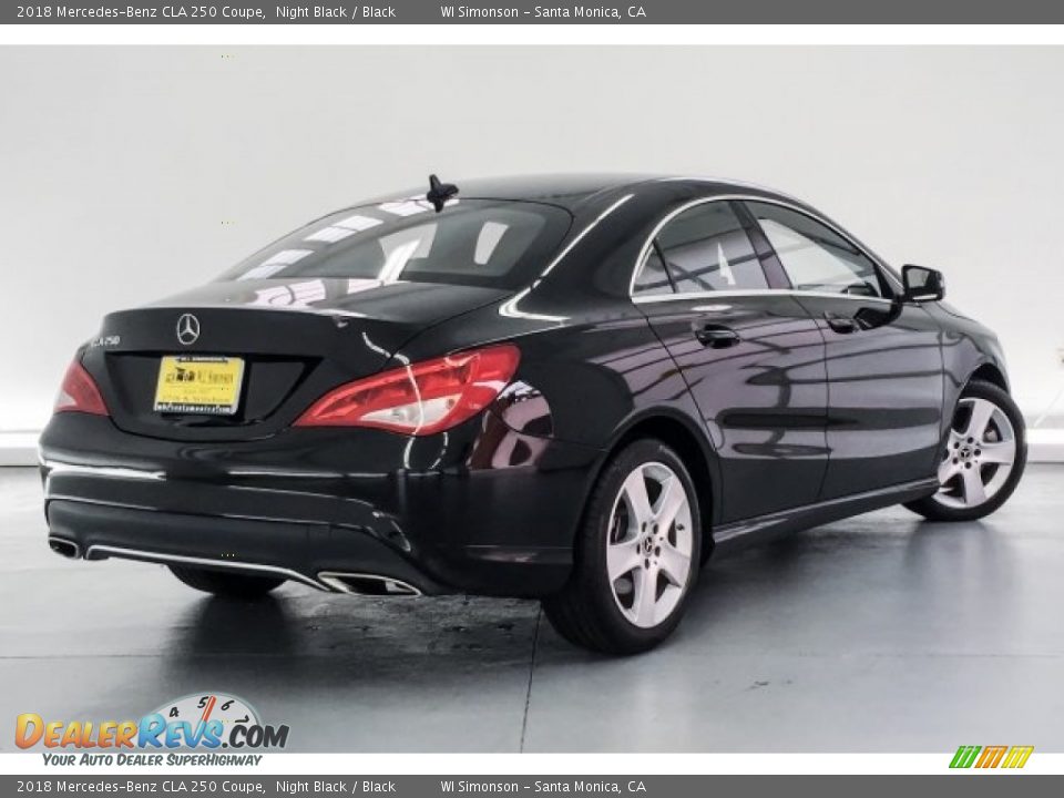 2018 Mercedes-Benz CLA 250 Coupe Night Black / Black Photo #16