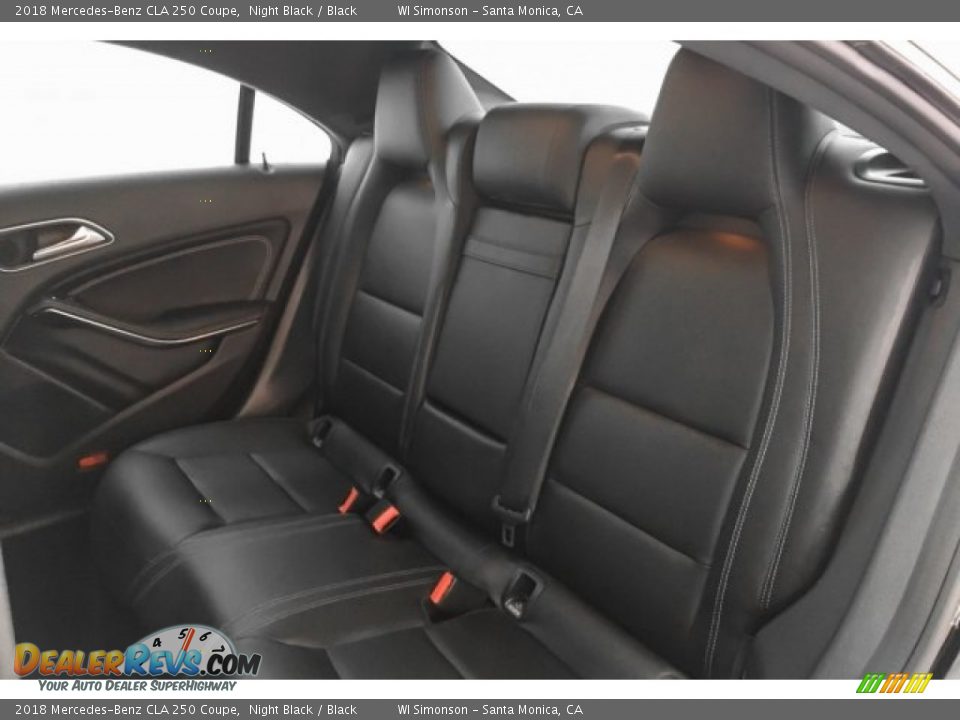 2018 Mercedes-Benz CLA 250 Coupe Night Black / Black Photo #17