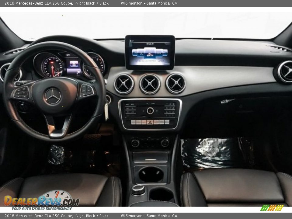 2018 Mercedes-Benz CLA 250 Coupe Night Black / Black Photo #18
