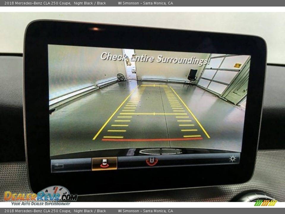 2018 Mercedes-Benz CLA 250 Coupe Night Black / Black Photo #22