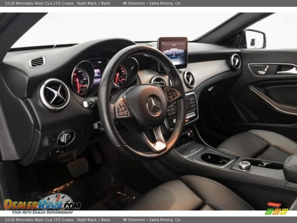 2018 Mercedes-Benz CLA 250 Coupe Night Black / Black Photo #23