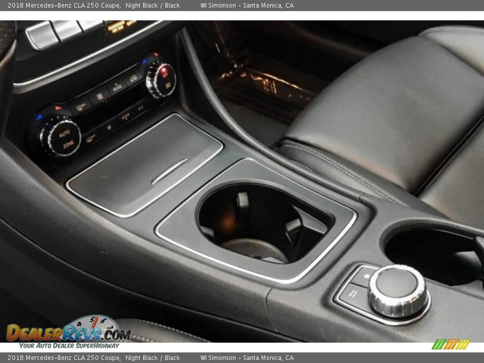 2018 Mercedes-Benz CLA 250 Coupe Night Black / Black Photo #24