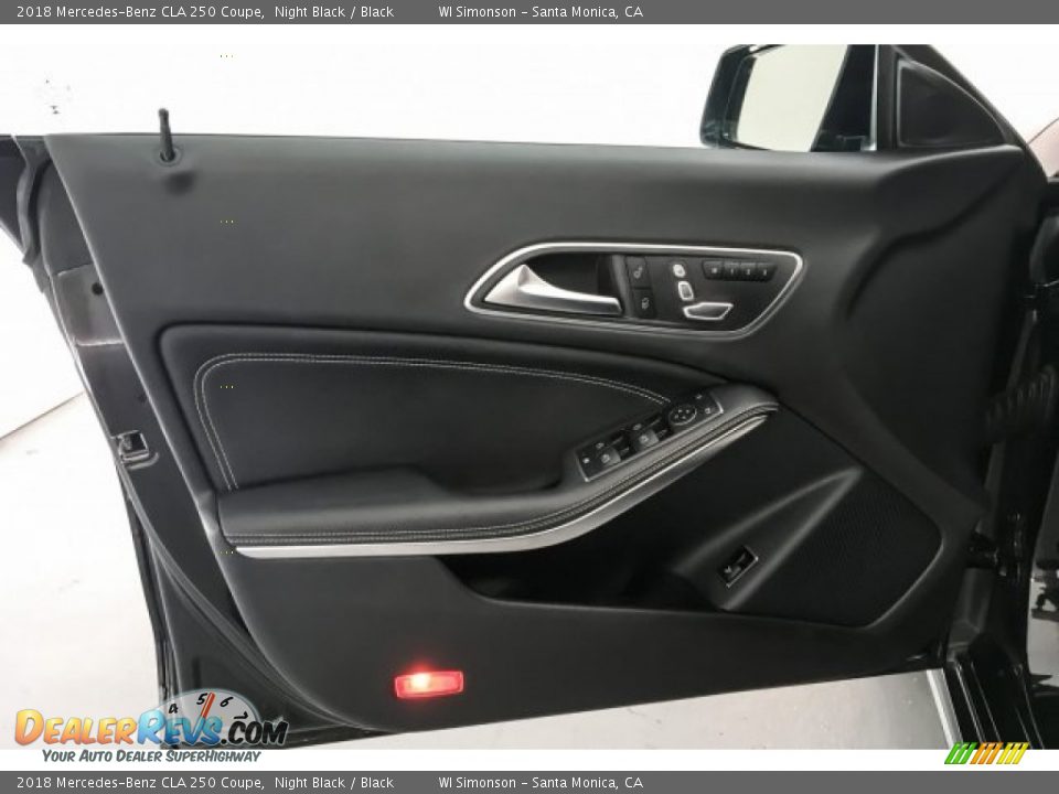 2018 Mercedes-Benz CLA 250 Coupe Night Black / Black Photo #26
