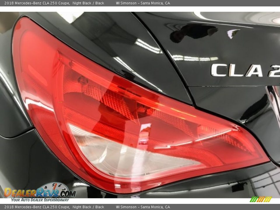 2018 Mercedes-Benz CLA 250 Coupe Night Black / Black Photo #27