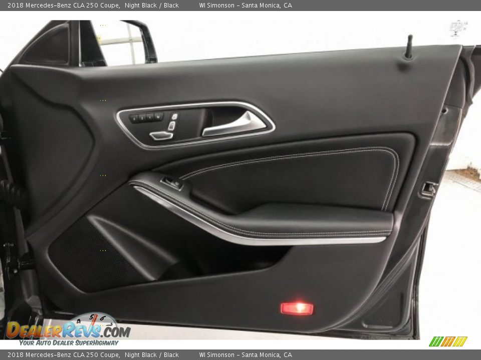 2018 Mercedes-Benz CLA 250 Coupe Night Black / Black Photo #30