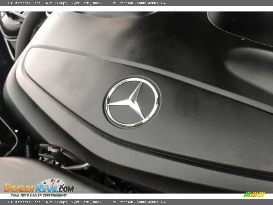 2018 Mercedes-Benz CLA 250 Coupe Night Black / Black Photo #31