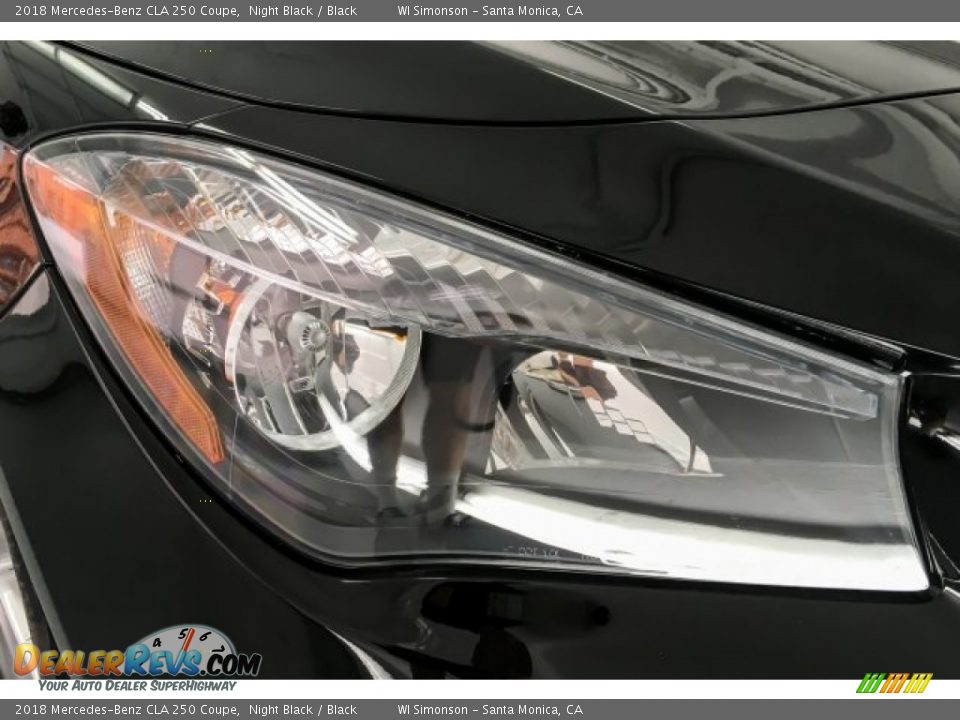 2018 Mercedes-Benz CLA 250 Coupe Night Black / Black Photo #32