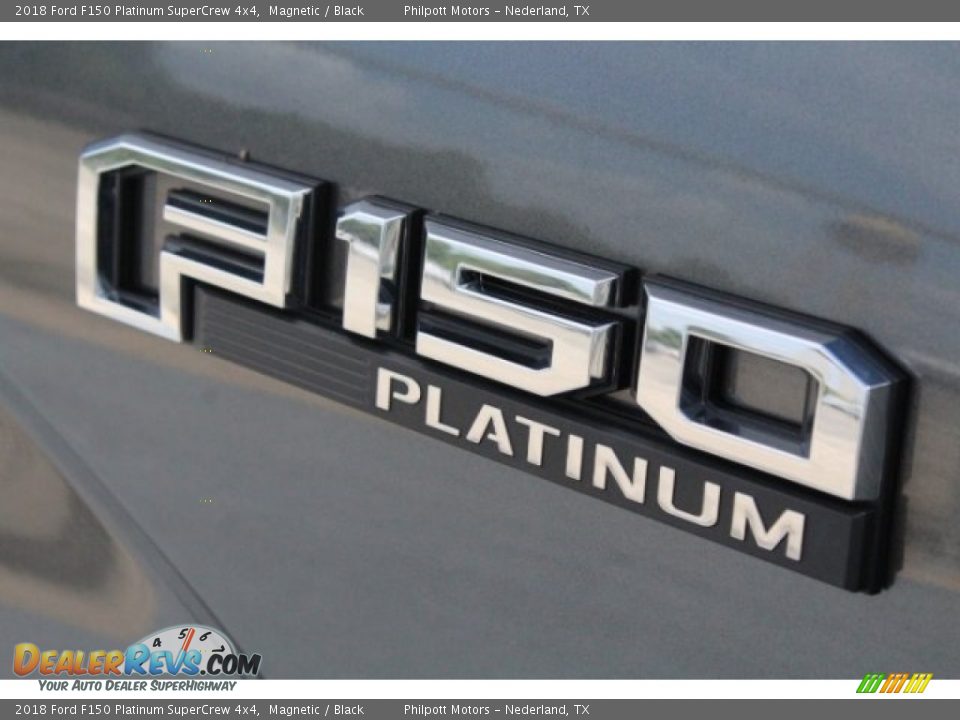 2018 Ford F150 Platinum SuperCrew 4x4 Magnetic / Black Photo #7