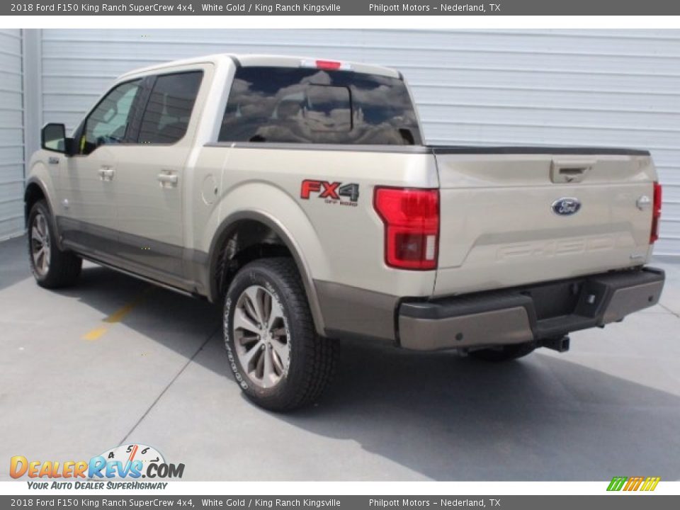 2018 Ford F150 King Ranch SuperCrew 4x4 White Gold / King Ranch Kingsville Photo #9
