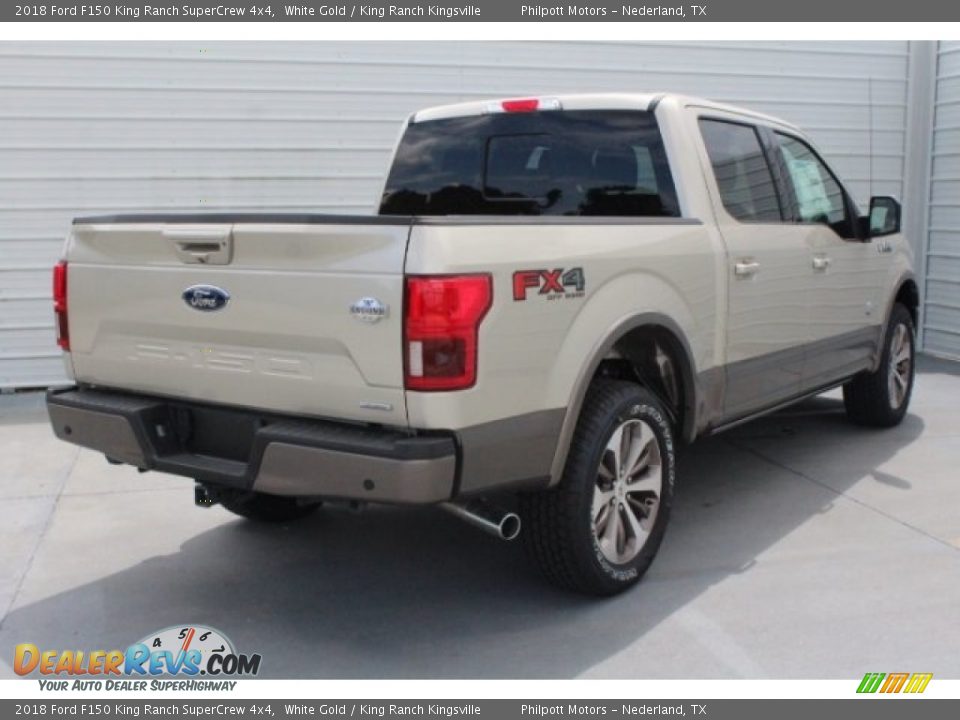 2018 Ford F150 King Ranch SuperCrew 4x4 White Gold / King Ranch Kingsville Photo #11