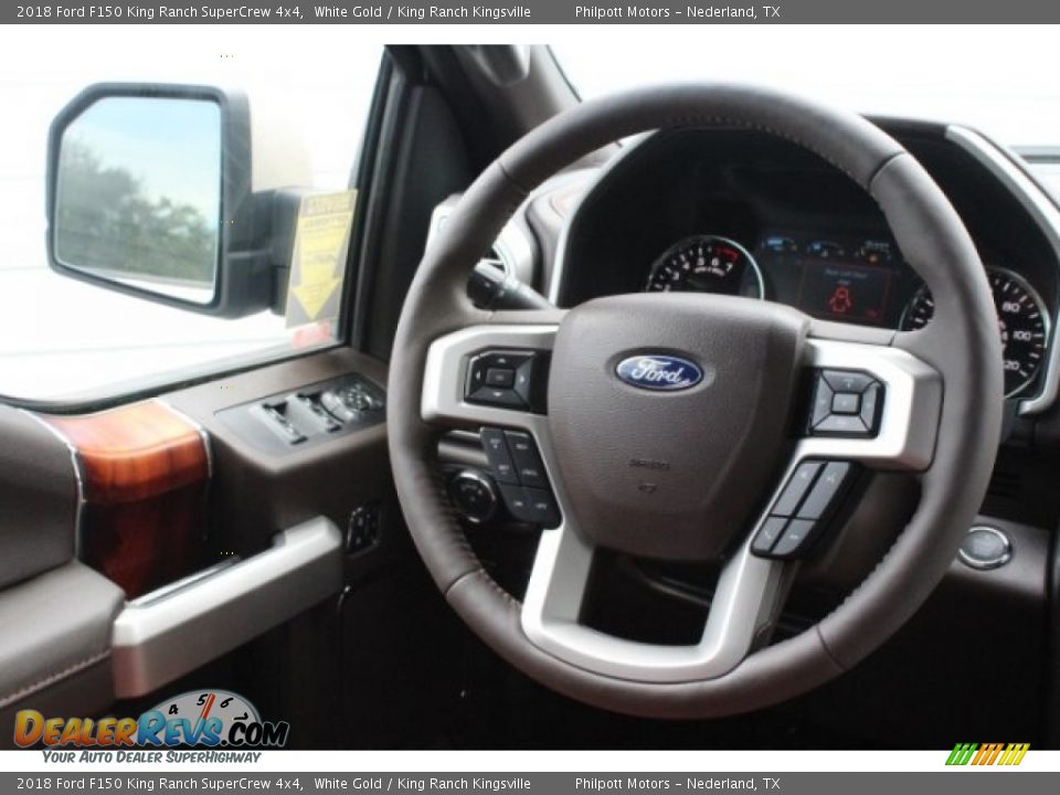 2018 Ford F150 King Ranch SuperCrew 4x4 White Gold / King Ranch Kingsville Photo #31