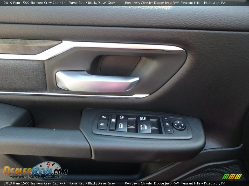 2019 Ram 1500 Big Horn Crew Cab 4x4 Flame Red / Black/Diesel Gray Photo #13