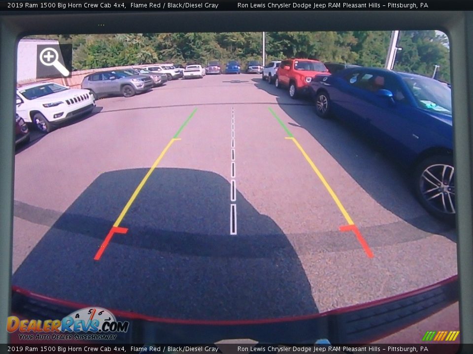 2019 Ram 1500 Big Horn Crew Cab 4x4 Flame Red / Black/Diesel Gray Photo #17