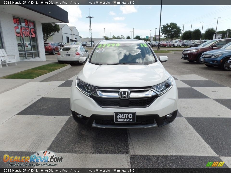 2018 Honda CR-V EX-L White Diamond Pearl / Ivory Photo #2