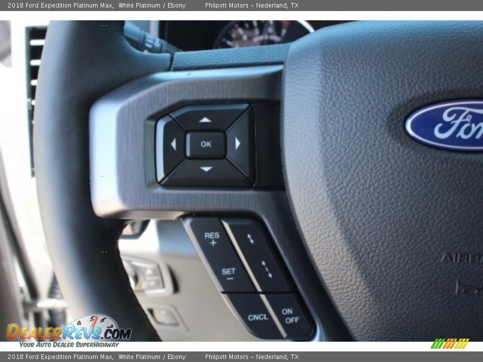 2018 Ford Expedition Platinum Max Steering Wheel Photo #21