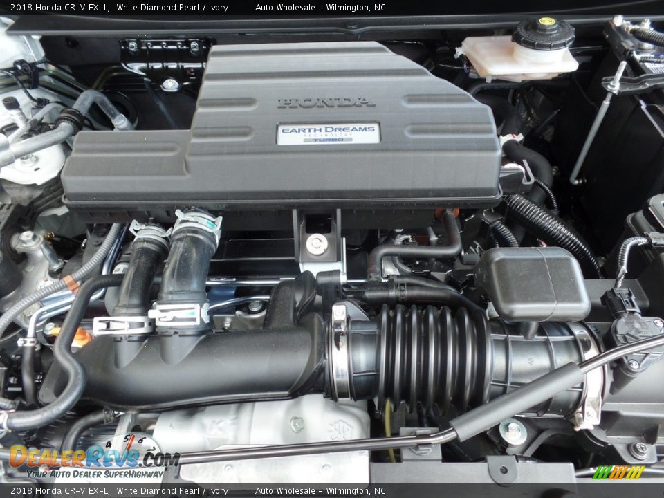 2018 Honda CR-V EX-L White Diamond Pearl / Ivory Photo #6