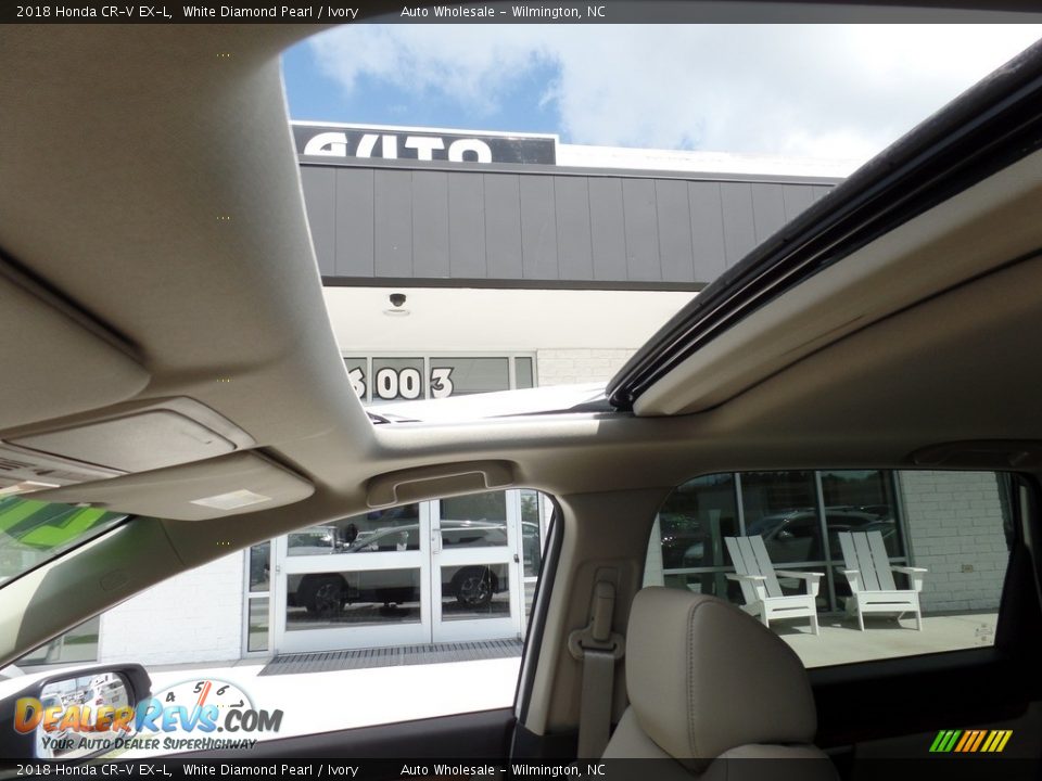 2018 Honda CR-V EX-L White Diamond Pearl / Ivory Photo #11