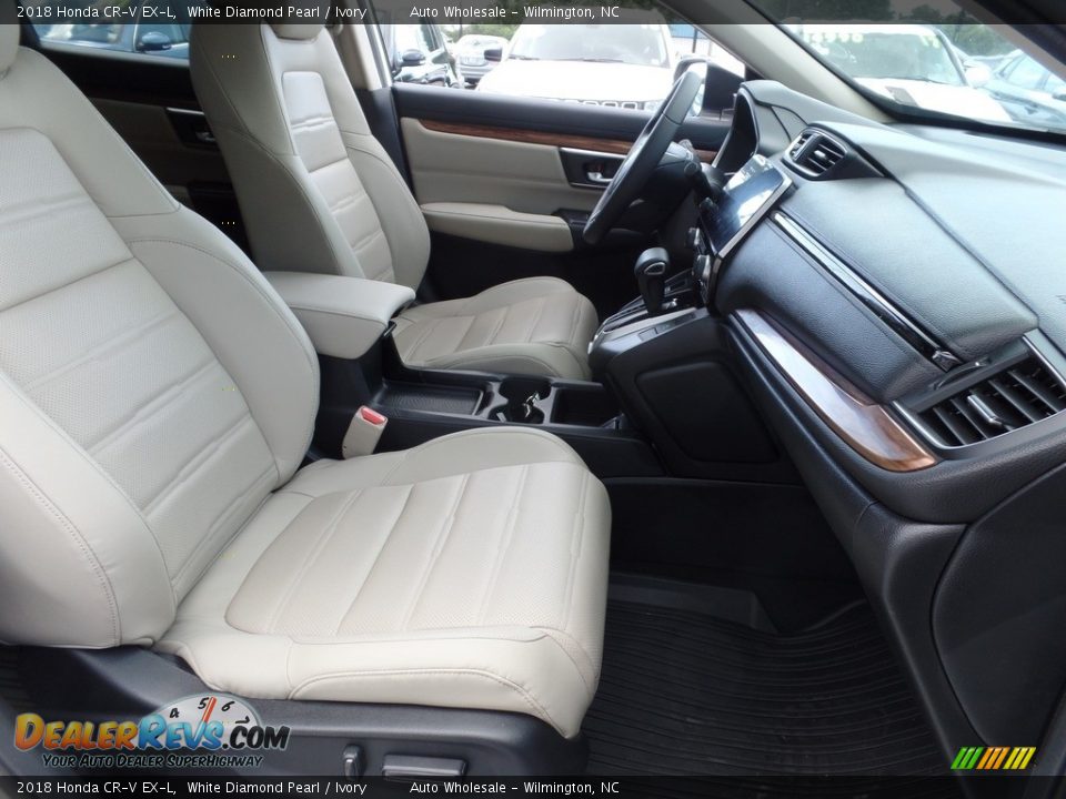 2018 Honda CR-V EX-L White Diamond Pearl / Ivory Photo #13