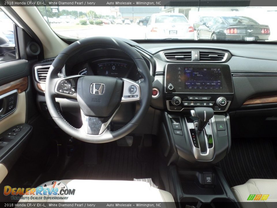 2018 Honda CR-V EX-L White Diamond Pearl / Ivory Photo #15