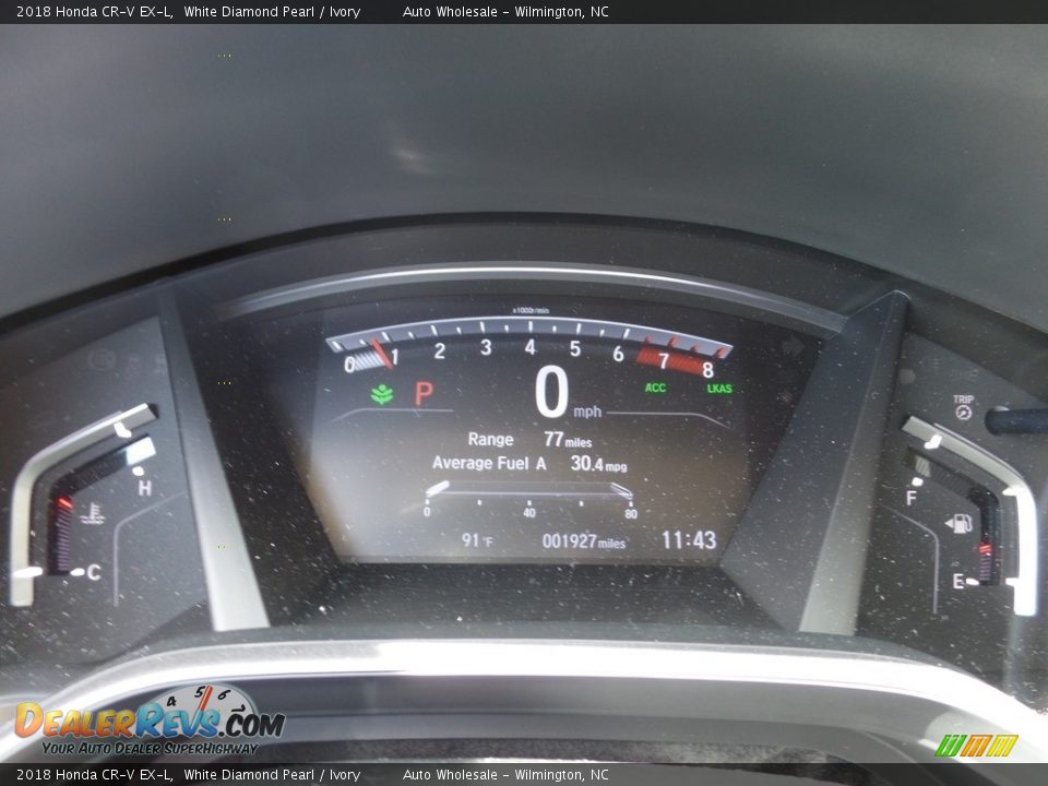2018 Honda CR-V EX-L White Diamond Pearl / Ivory Photo #16